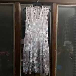 Ellie Tahiti cutout sleeveless midi dress